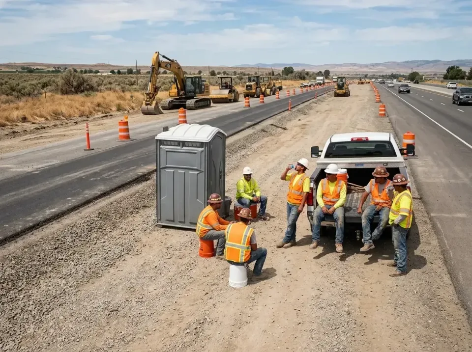 highway-road-construction-crew-007 — frequently asked questions, Porta Potty and Restroom Rentals in Pleasant Hill, CA